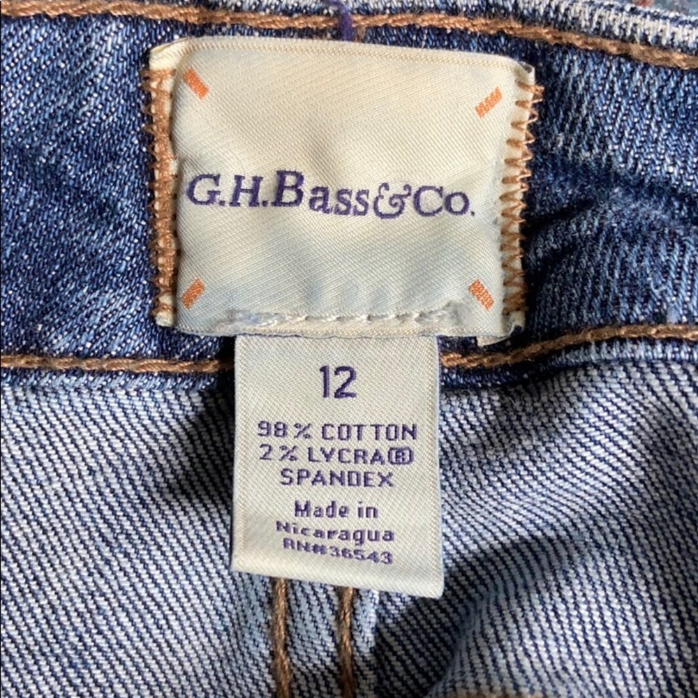 Bass Classic A Line Denim Skirt - Picture 3 of 5